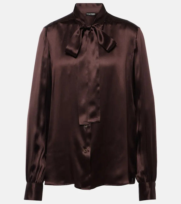 Tom Ford Silk charmeuse shirt | LYBSTORE