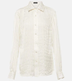 Tom Ford Striped silk shirt | LYBSTORE