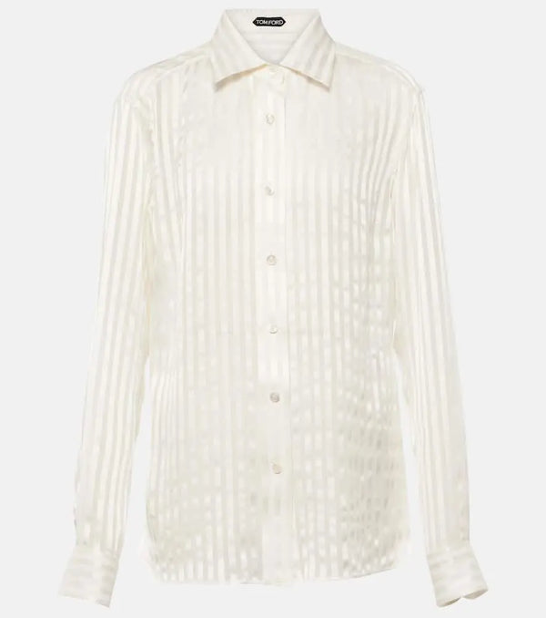 Tom Ford Striped silk shirt | LYBSTORE