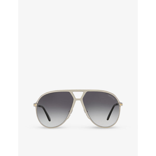 Tom Ford TR001674 Xavier aviator-frame metal sunglasses | LYBSTORE