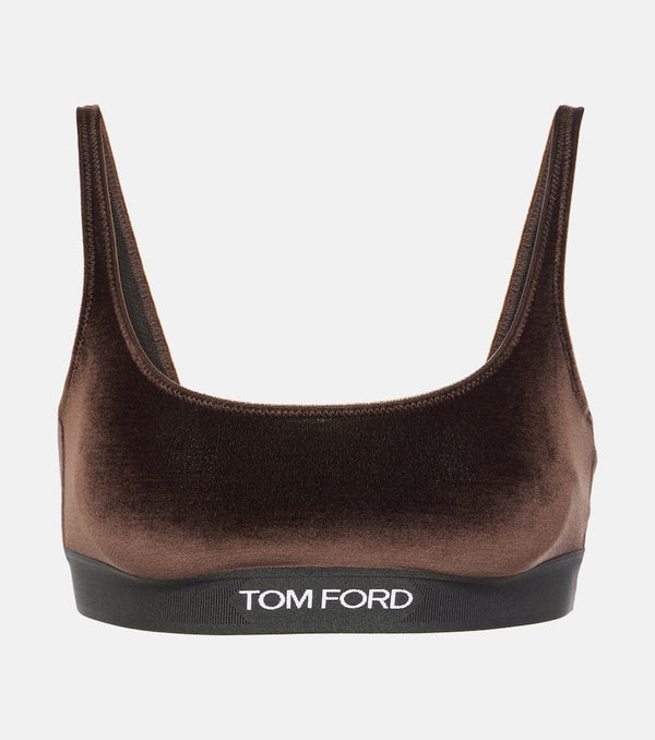 Tom Ford Velour bra top