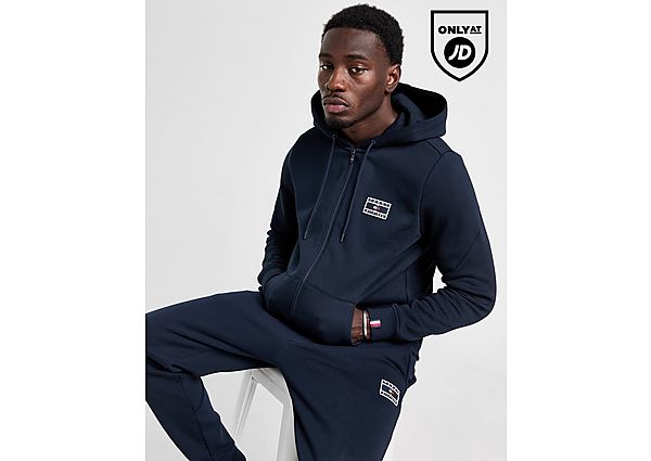 Tommy Hilfiger Badge Full Zip Hoodie Navy