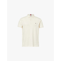 Tommy Hilfiger Liquid embroidered-branding regular-fit cotton-jersey polo shirt