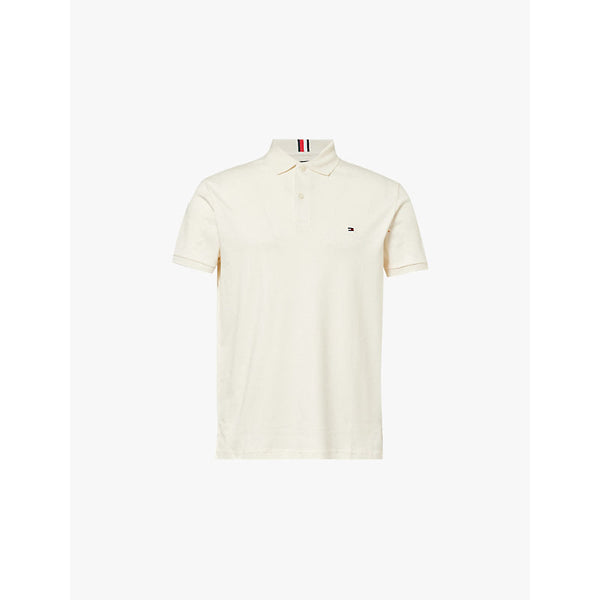 Mens Tommy Hilfiger Liquid embroidered-branding regular-fit cotton-jersey polo shirt