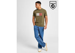 Tommy Hilfiger Stripe Flag T-Shirt Green