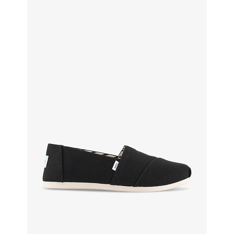 Toms Alpargata Plus panelled canvas espadrilles