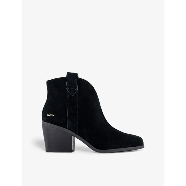 Toms Constance Western pull-tab suede heeled boots