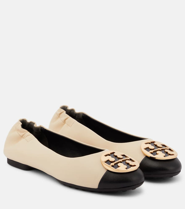 Tory Burch Claire leather ballet flats