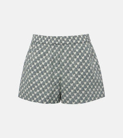 Tory Burch Cotton-blend poplin shorts | LYBSTORE