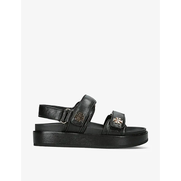 Tory Burch Kira logo-plaque leather sandals