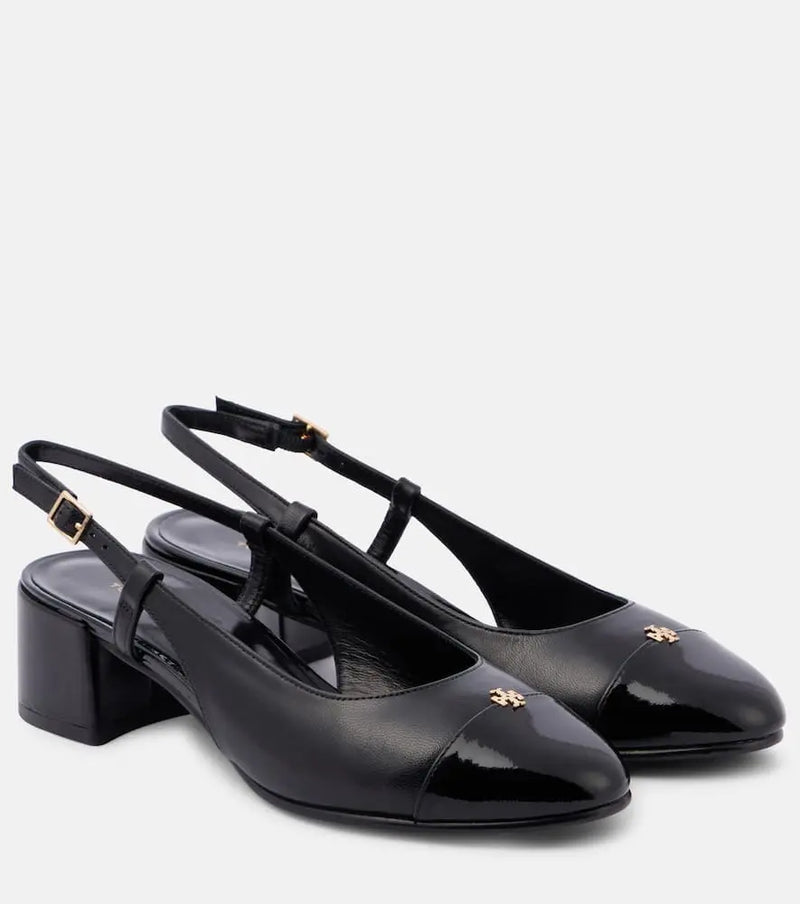 Tory Burch Leather slingback pumps | LYBSTORE