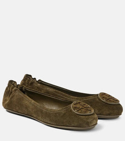 Tory Burch Minnie Travel suede ballet flats