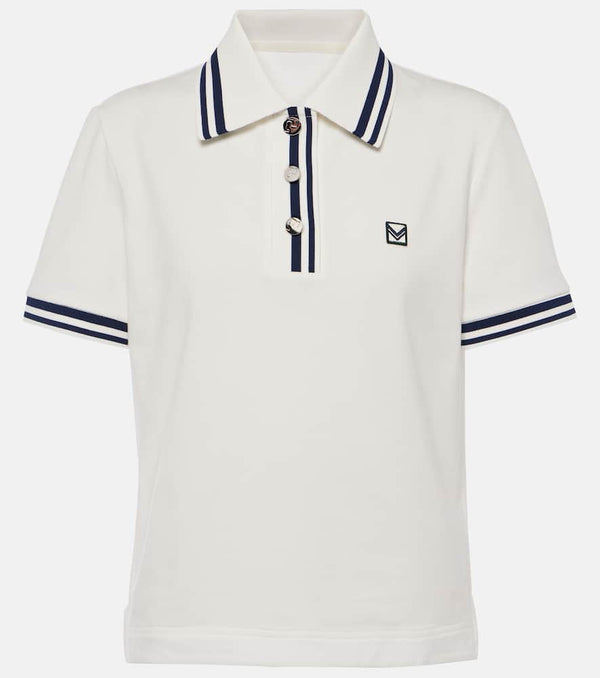 Tory Sport Cotton-blend piqué polo shirt