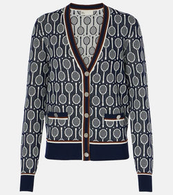 Tory Sport Jacquard cardigan | LYBSTORE