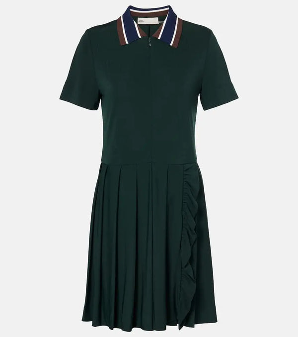 Tory Sport Pleated zip-up tennis dress | LYBSTORE