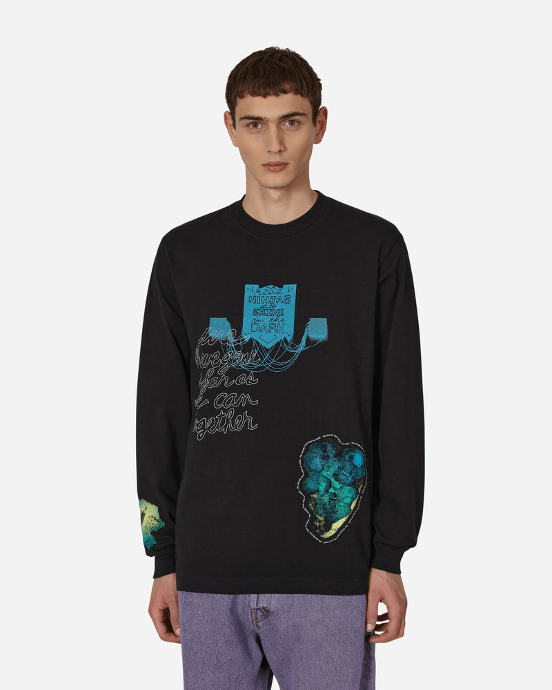 Total Luxury SPA Cauleen Smith Ninjas In The Dark Longsleeve T-Shirt Black