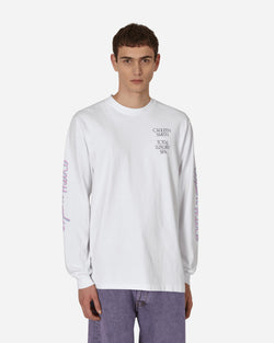 Total Luxury SPA Cauleen Smith Open Wide Longsleeve T-Shirt White