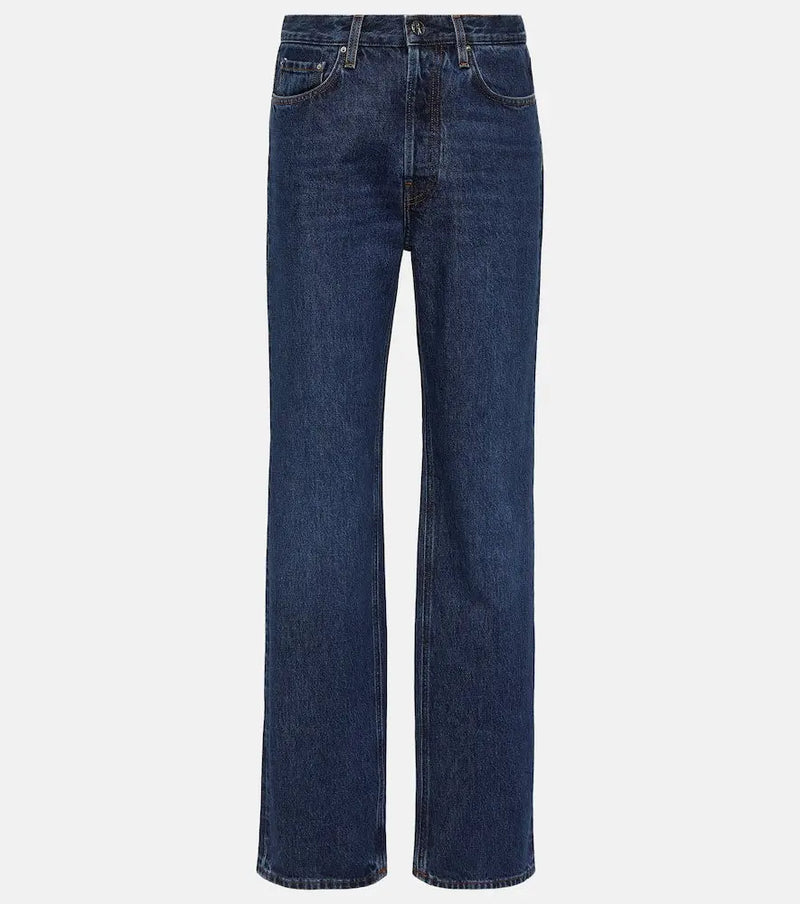 Toteme Classic Cut mid-rise straight jeans | LYBSTORE