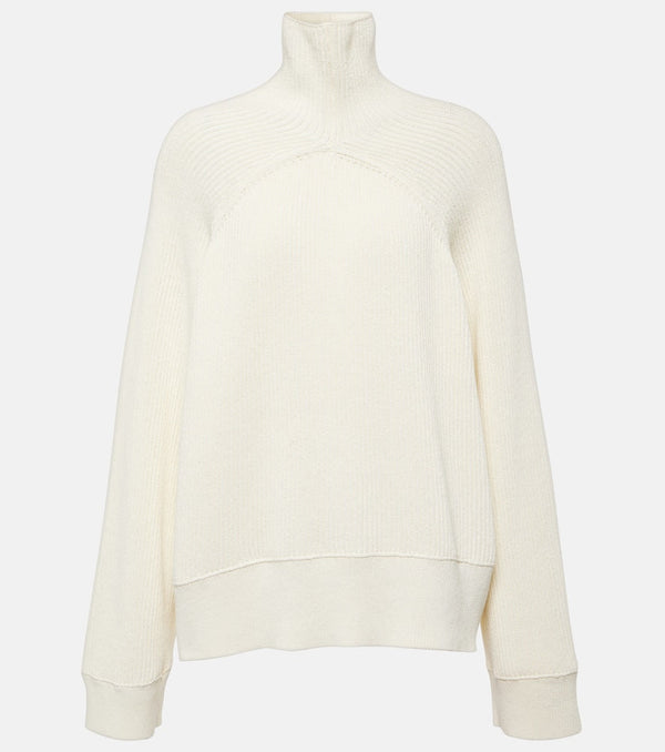 Toteme Cotton-blend turtleneck sweater