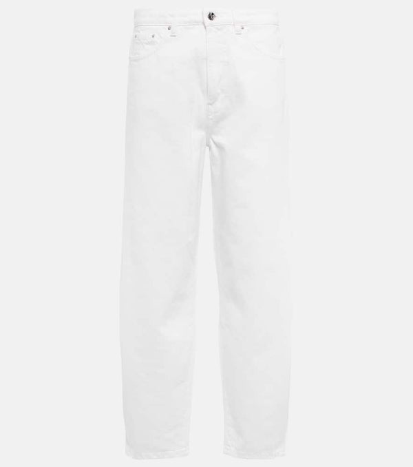 Toteme High-rise barrel-leg jeans