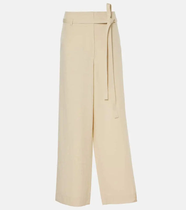 Toteme High-rise wide-leg pants | LYBSTORE