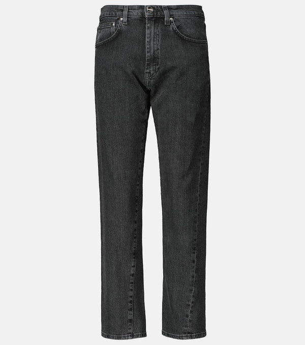 Toteme Mid-rise twisted-seam straight jeans