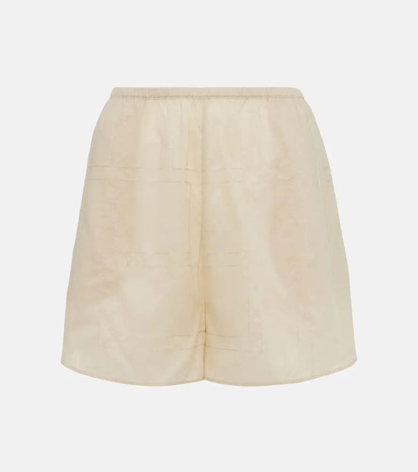 Toteme Monogram cotton-blend shorts