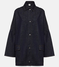 Toteme Oversized denim overshirt | LYBSTORE