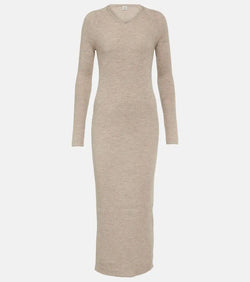 Toteme Ribbed-knit wool maxi dress