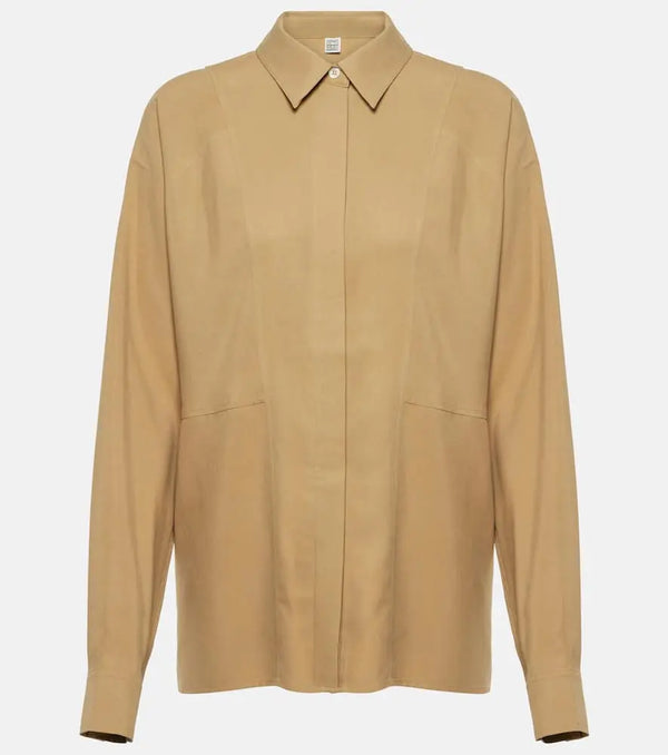 Toteme Silk poplin shirt | LYBSTORE