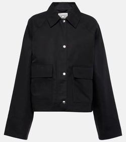 Toteme Single-breasted cotton jacket | LYBSTORE