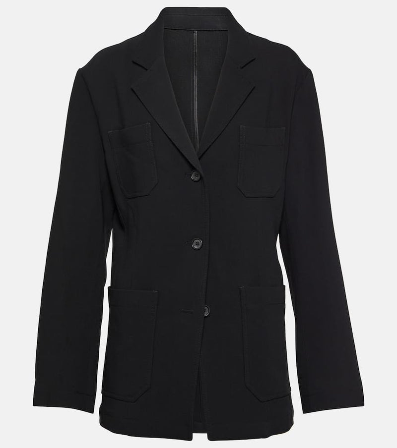 Toteme Single-breasted crêpe blazer