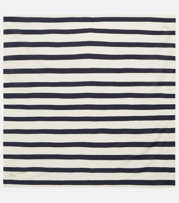 Toteme Striped silk scarf