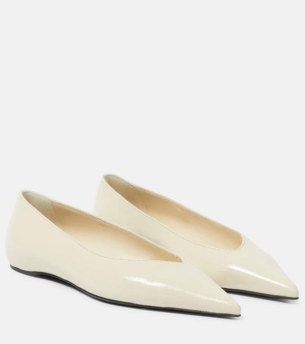 Toteme The Asymmetric leather ballet flats