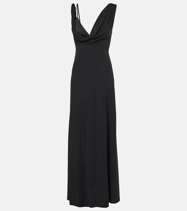 Toteme Twist draped crêpe jersey maxi dress