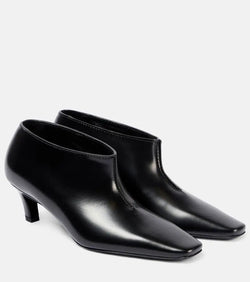 Toteme Wide Shaft leather ankle boots | LYBSTORE