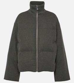 Toteme Wool-blend flannel down jacket