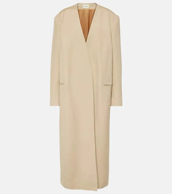 Tove Allegra cotton-blend coat | LYBSTORE