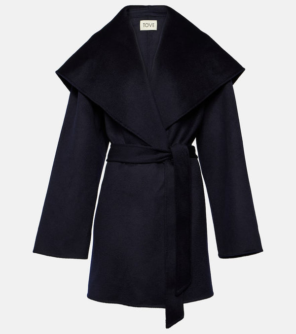 Tove Senta belted wool coat