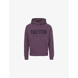 Mens Trapstar Chenille-logo oversized cotton-blend jersey hoody