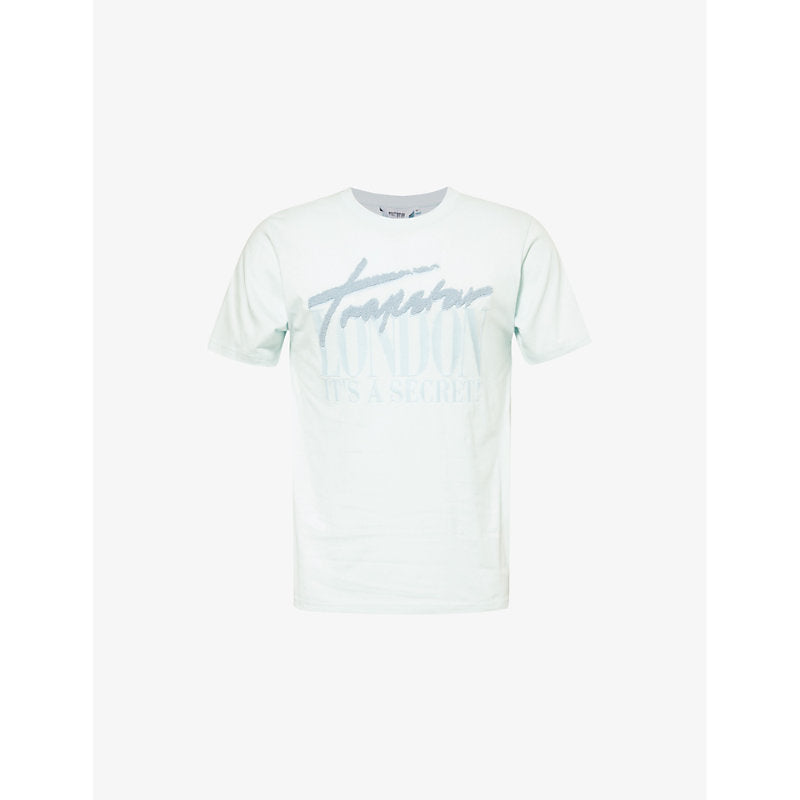  Trapstar London chenille-logo cotton-jersey T-shirt