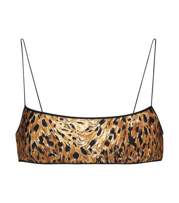 Tropic of C The C animal-print bikini top | LYBSTORE