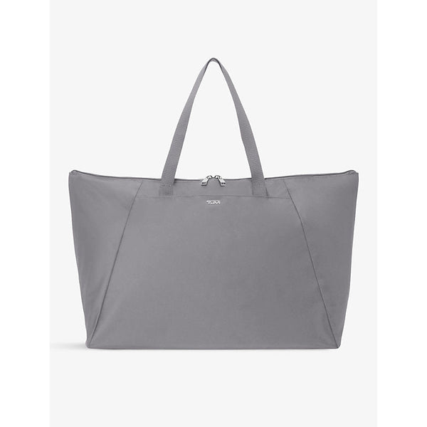 Womens Tumi Just In Case double-zip branded nylon tote