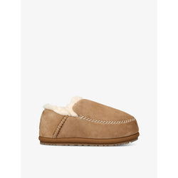 Mens Ugg Anders logo-patch suede slippers