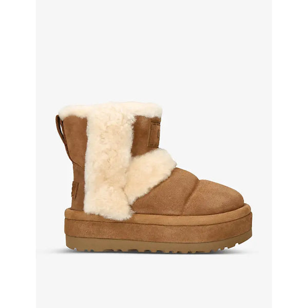 Ugg Classic Cloudpeak logo-patch suede boots | Ugg