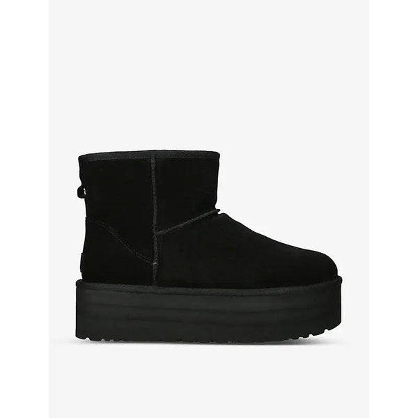 Ugg Classic mini suede platform boots