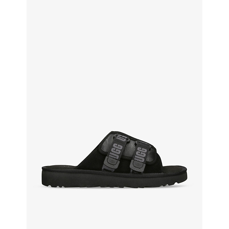 Mens Ugg Goldencoast double-strap suede sliders