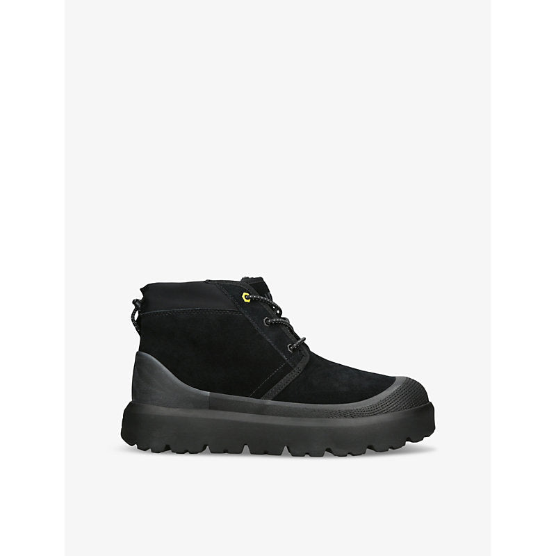 Ugg Neumel Weather logo-debossed suede chukka boots