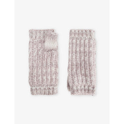  Ugg Space brand-patch knitted gloves