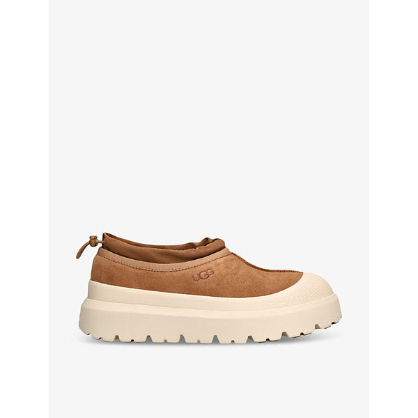 Ugg Tasman Weather logo-embossed suede slippers | LYBSTORE